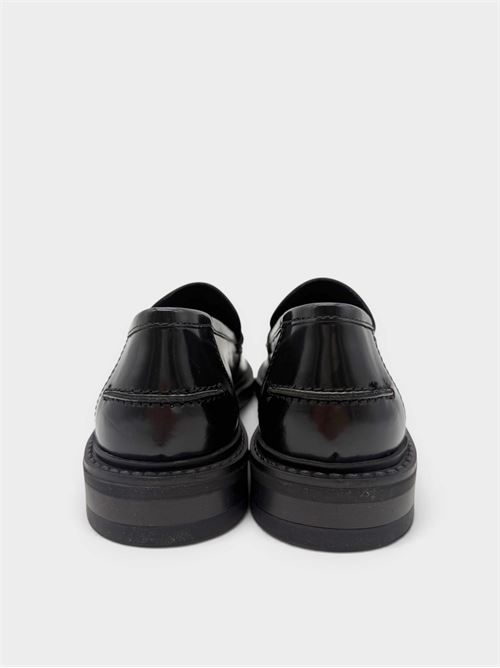 Mocassino in pelle nera FUNNY DUCK | VR60006401PELLEBLACK